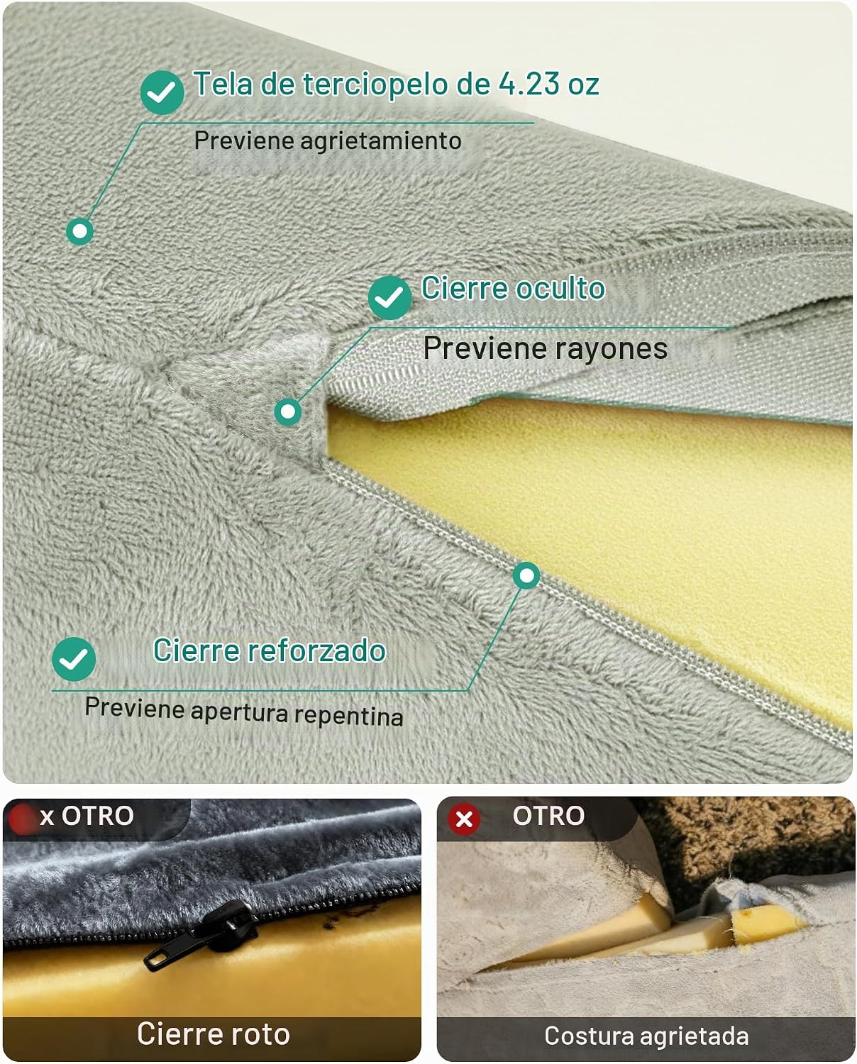 YEFU Sofá modular de 15 piezas para niños, sofá de espuma para niño...