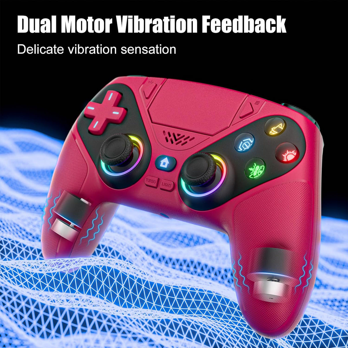 Gamrombo Controlador inalámbrico LED para PS5, compatible con PS5 P...