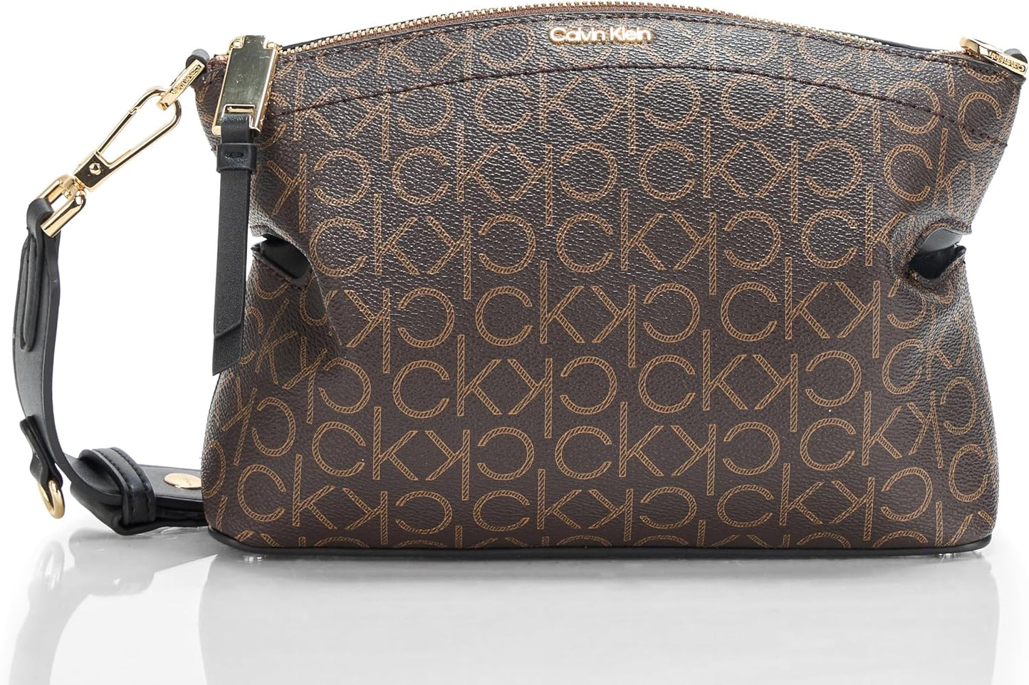 Calvin Klein Cypress - Bolso cruzado con cremallera superior 2 en 1...