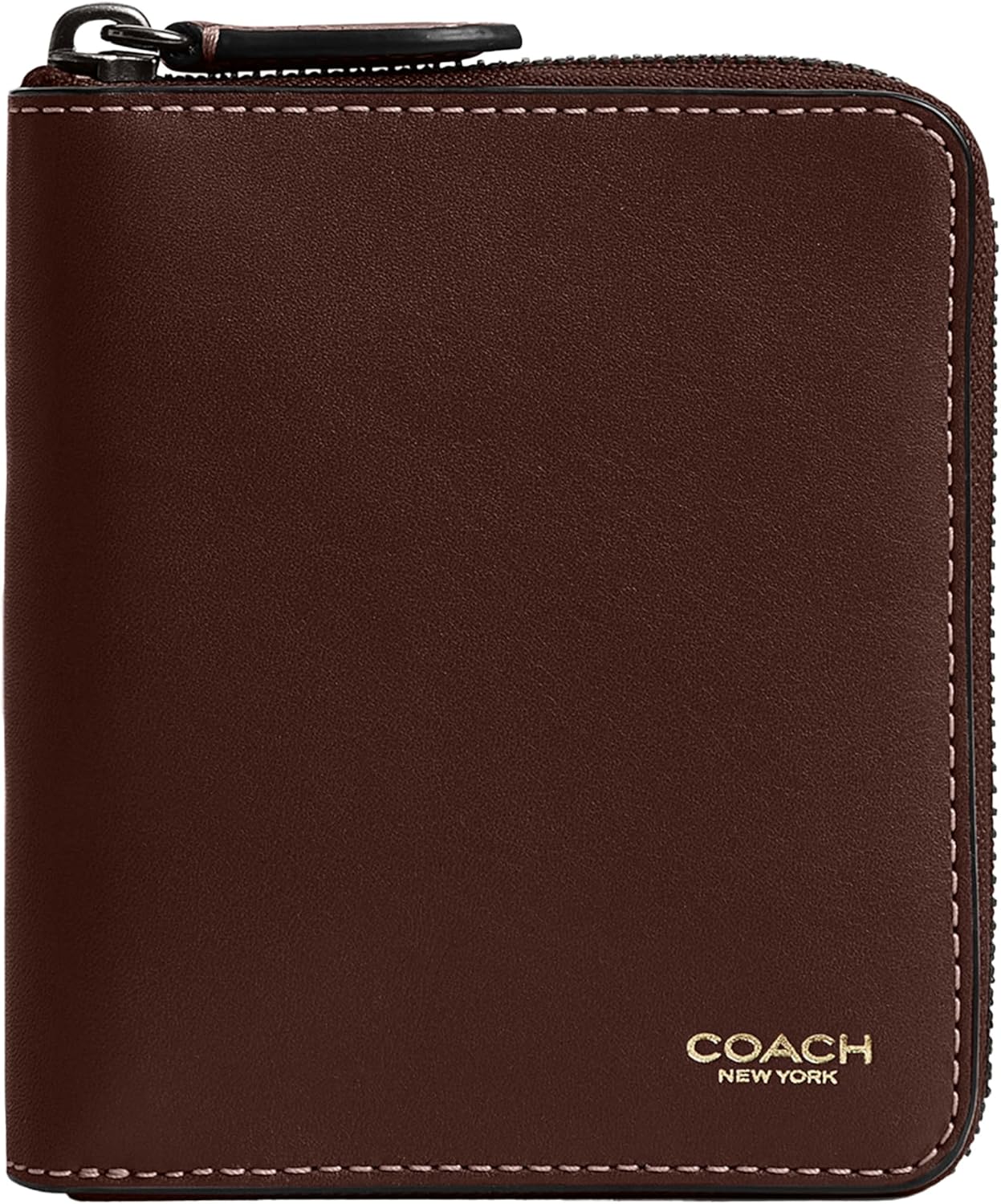 Coach Monedero con cremallera alrededor para hombre