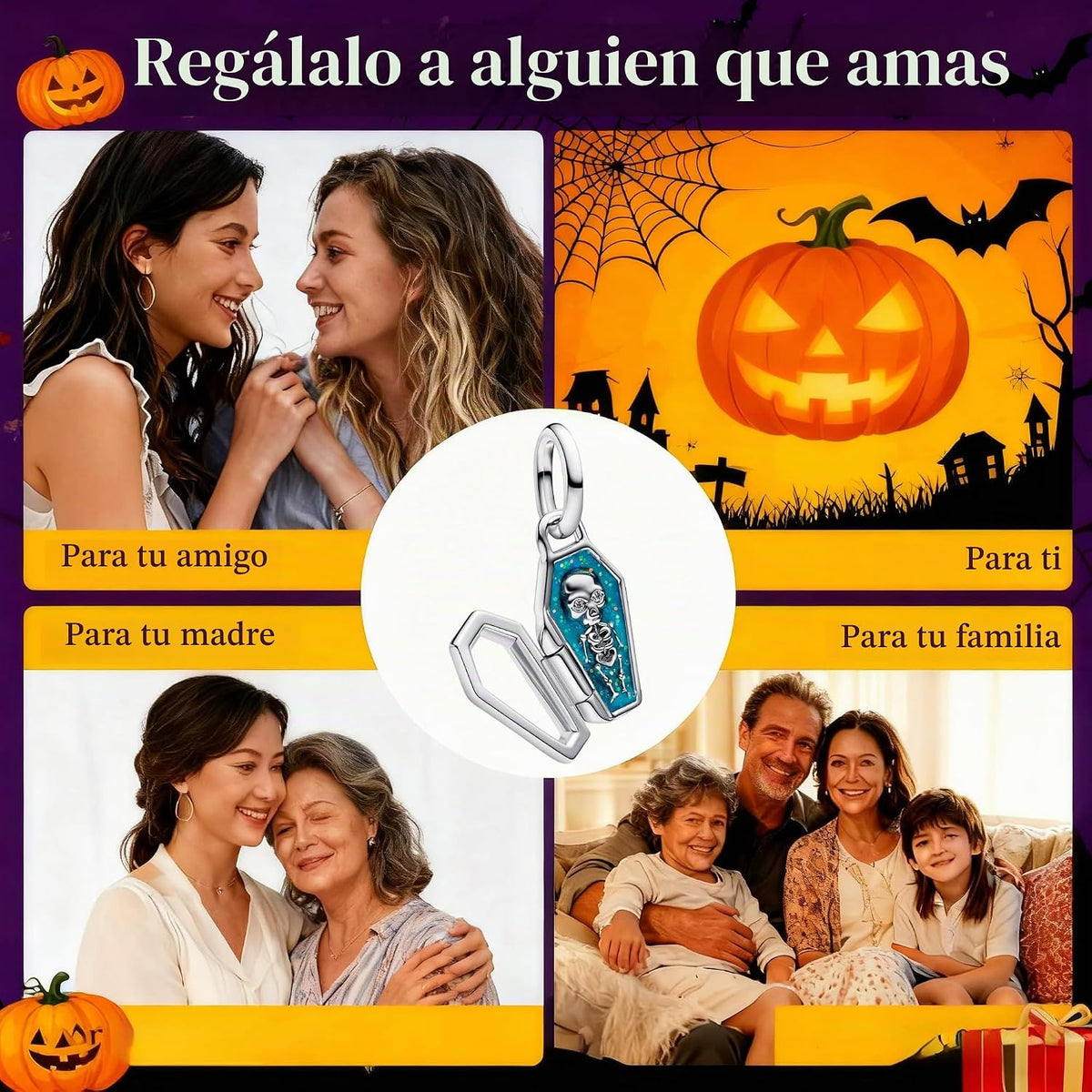 TCZNAF Colgantes colgantes para pulsera: colgante de joyería de Hal...