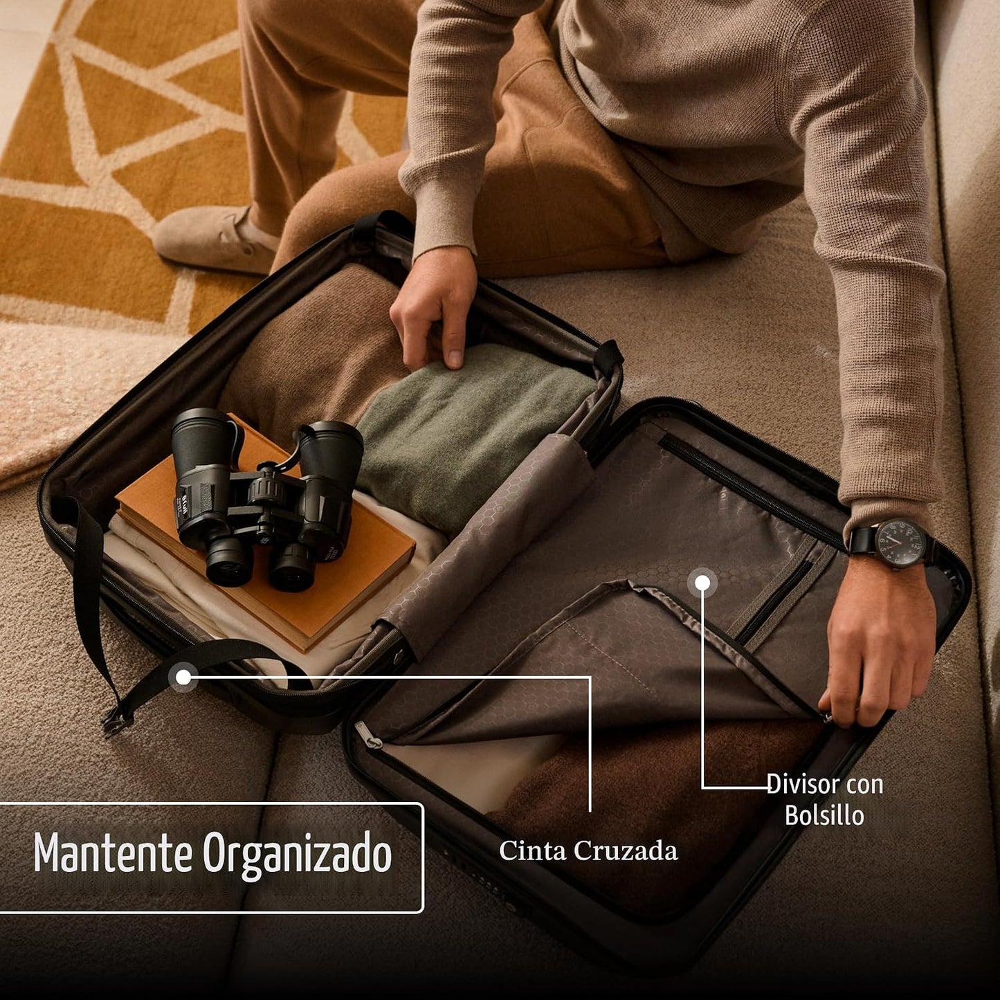 Samsonite Freeform \u2013 Maleta rígida, expandible con ruedas dobl...