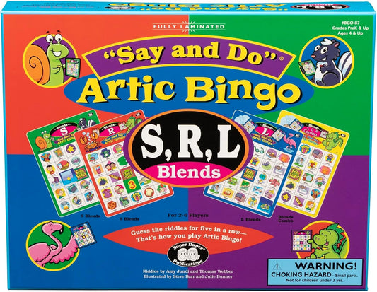 Super Duper Publications | Juego de sonidos Say and Do® Artic Bingo...