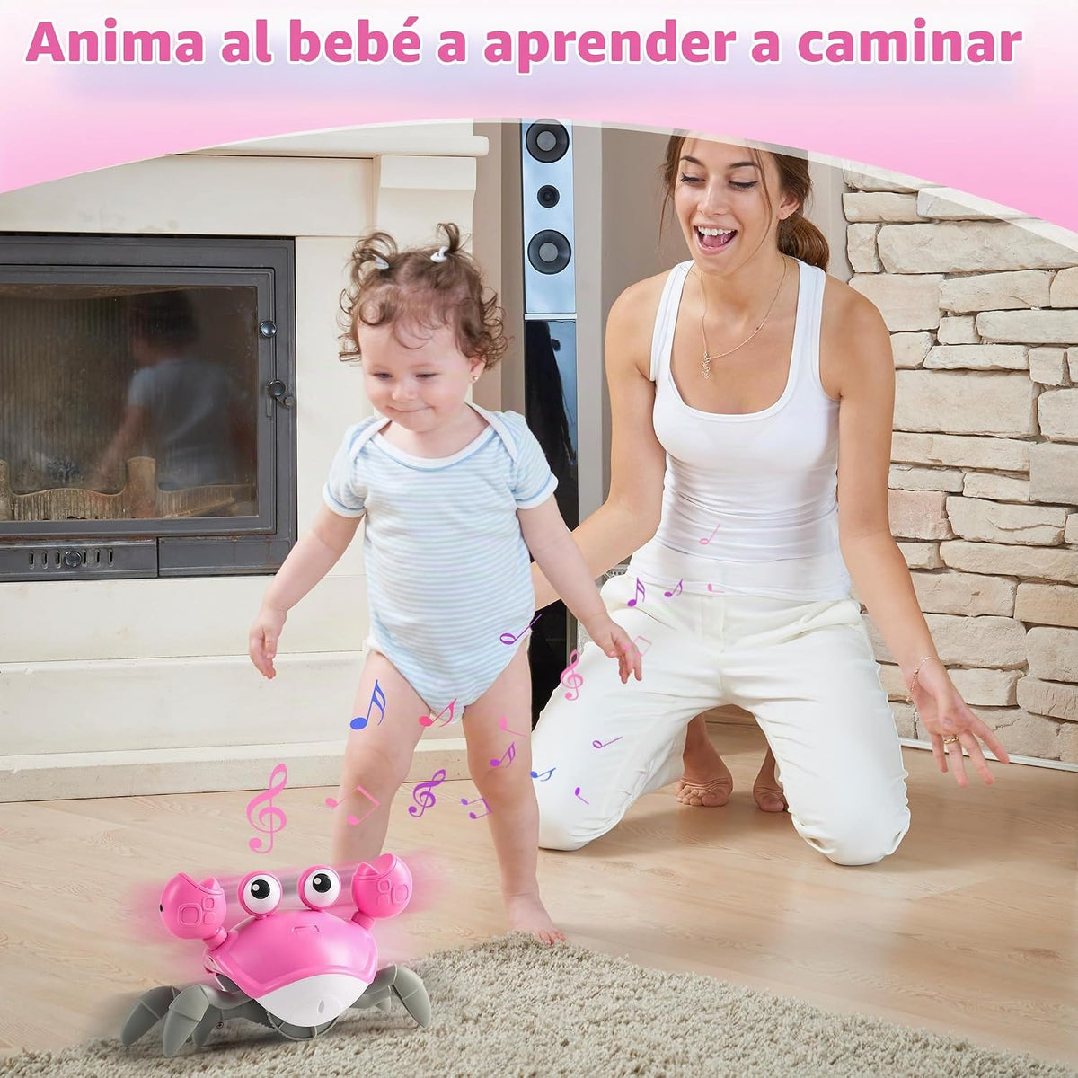 Juguete de Cangrejo Gateador para Bebé Niña: Juguetes de Tiempo Boc...