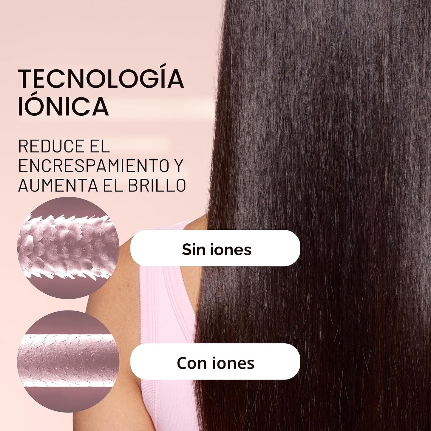 L'ANGE HAIR Axia HaloRing Secador de Cabello | Secador Iónico d...