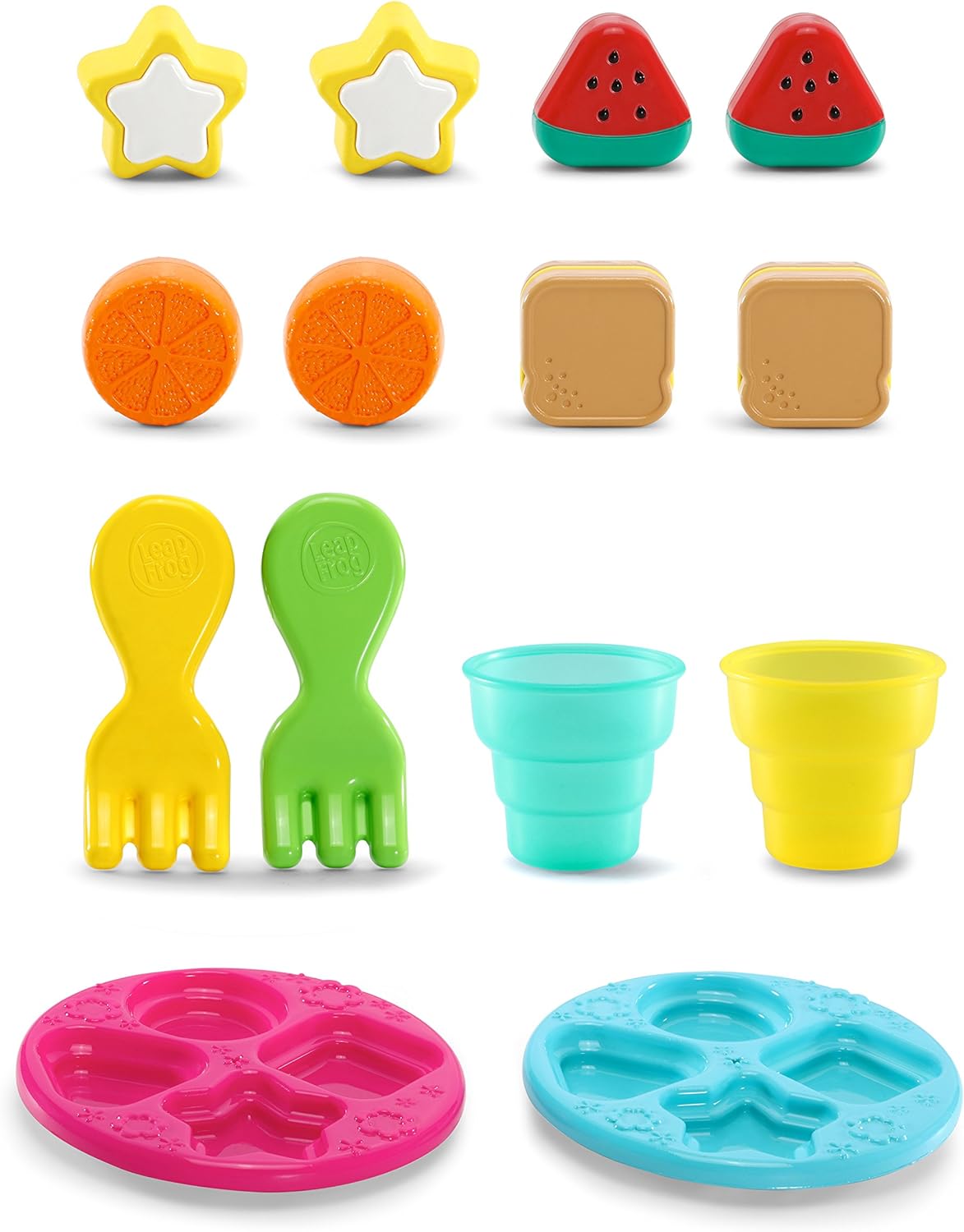 LeapFrog Cesta de Picnic de Formas y Compartir, Rosa