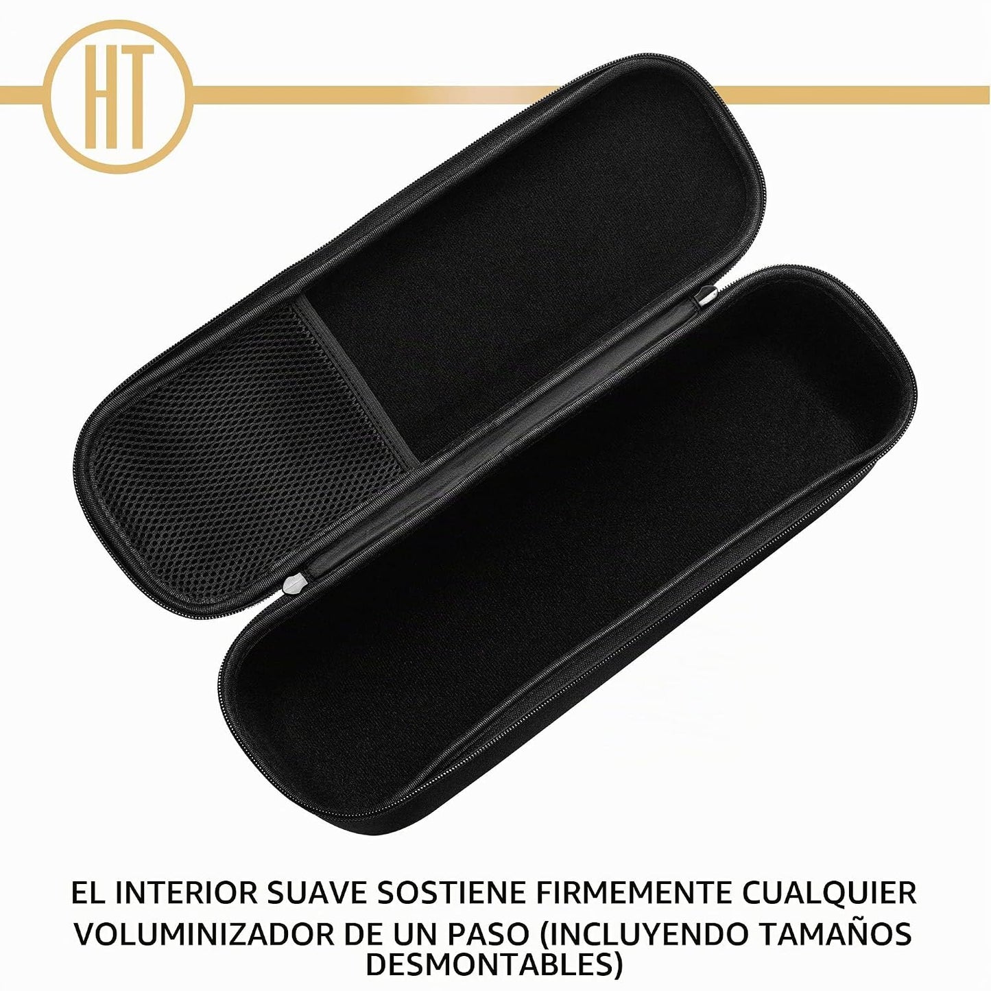 Hot Tools One Step Volumizer - Estuche de almacenamiento, color neg...