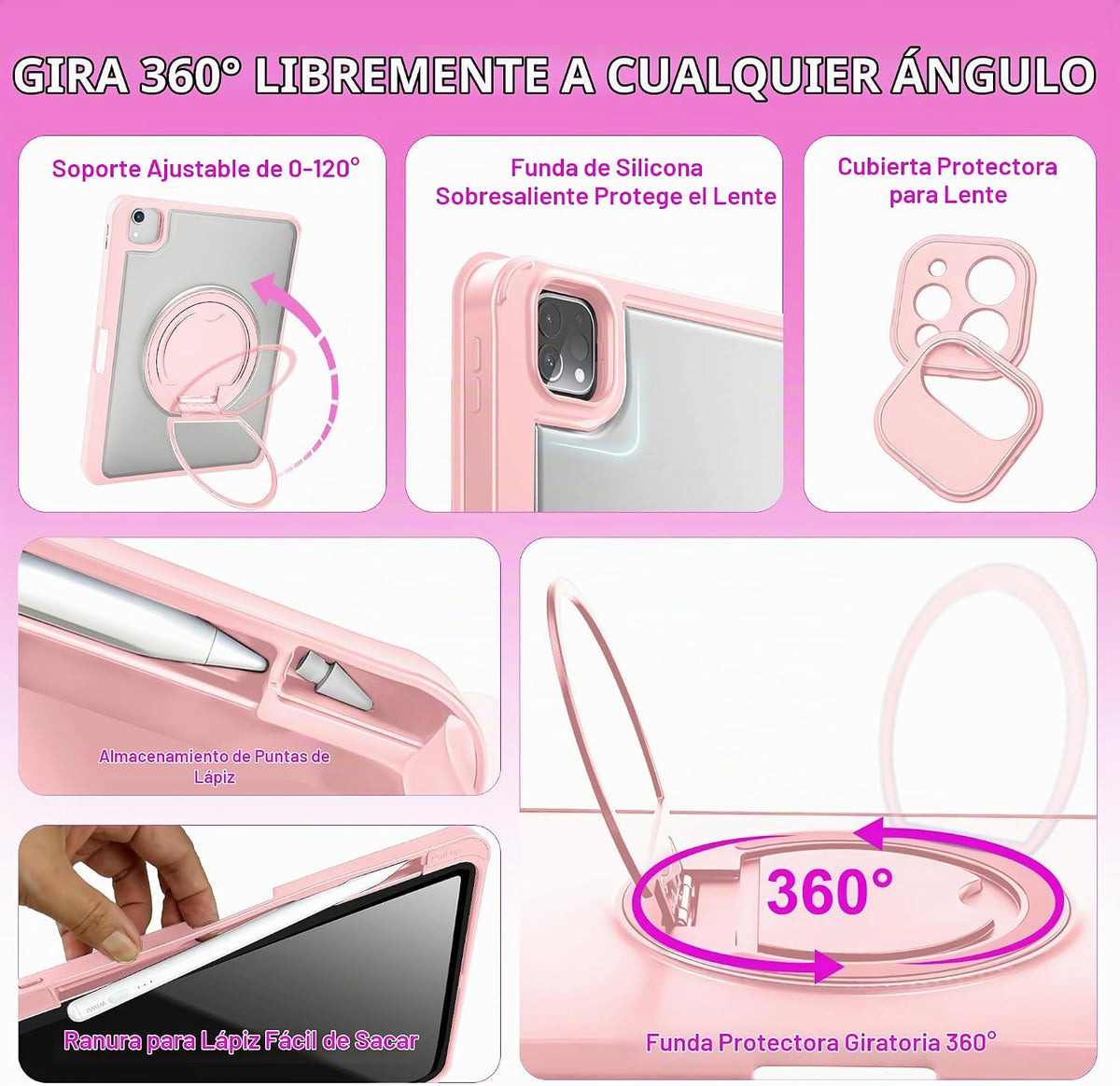 WIWU Funda para iPad Air de 11 pulgadas con teclado A16 10ª generac...