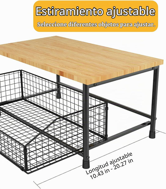 HYLMMDA Soporte para microondas, organizador de encimera de cocina,...
