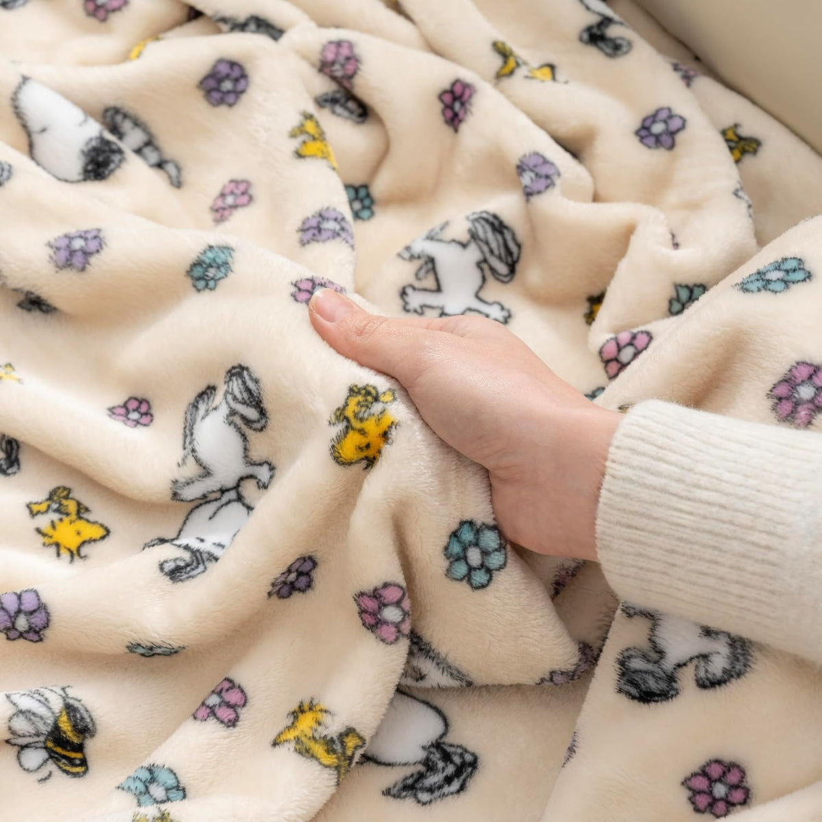 Berkshire Blanket Manta de felpa de terciopelo Peanuts® VelvetLoft®...
