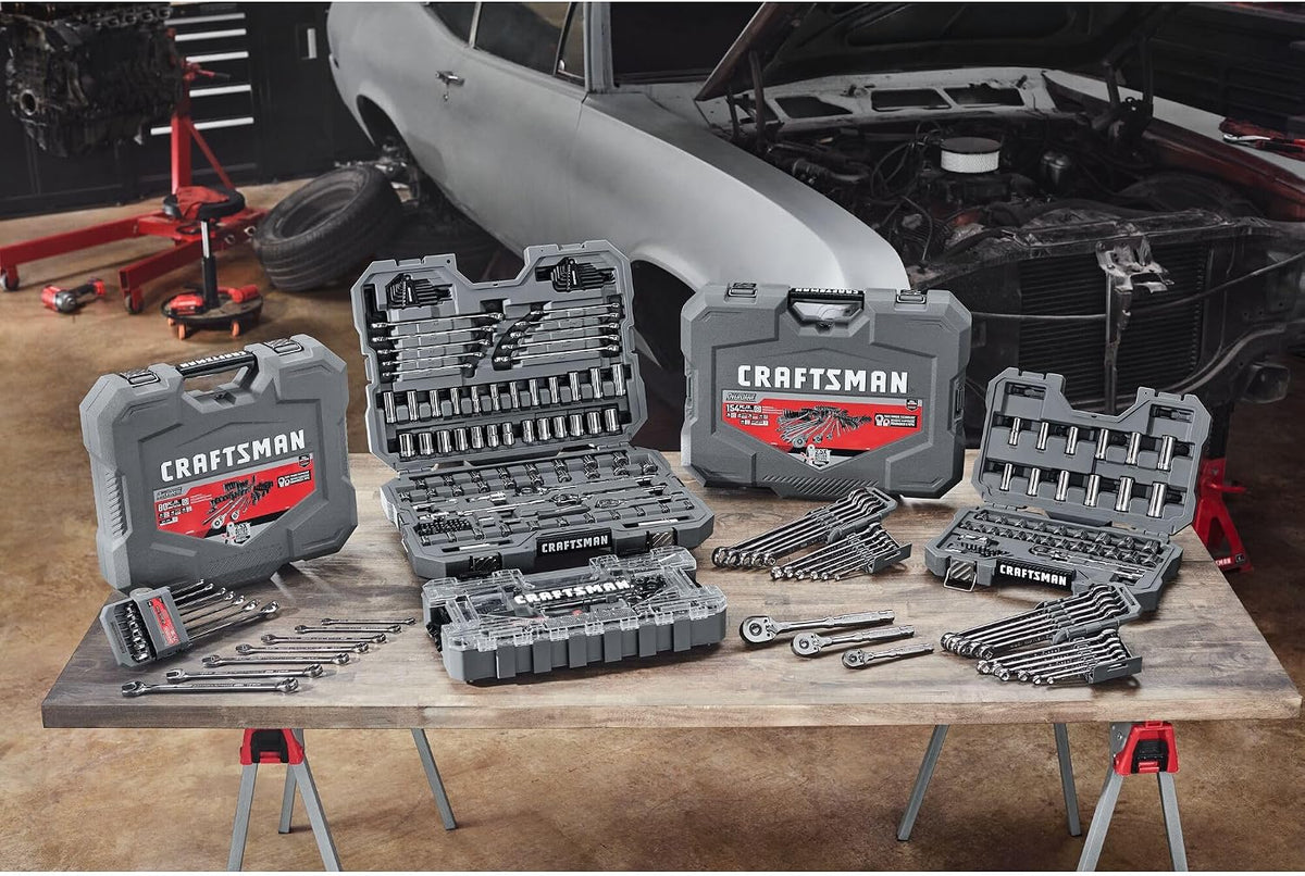CRAFTSMAN OVERDRIVE - Juego de herramientas mecánicas de 121 piezas...