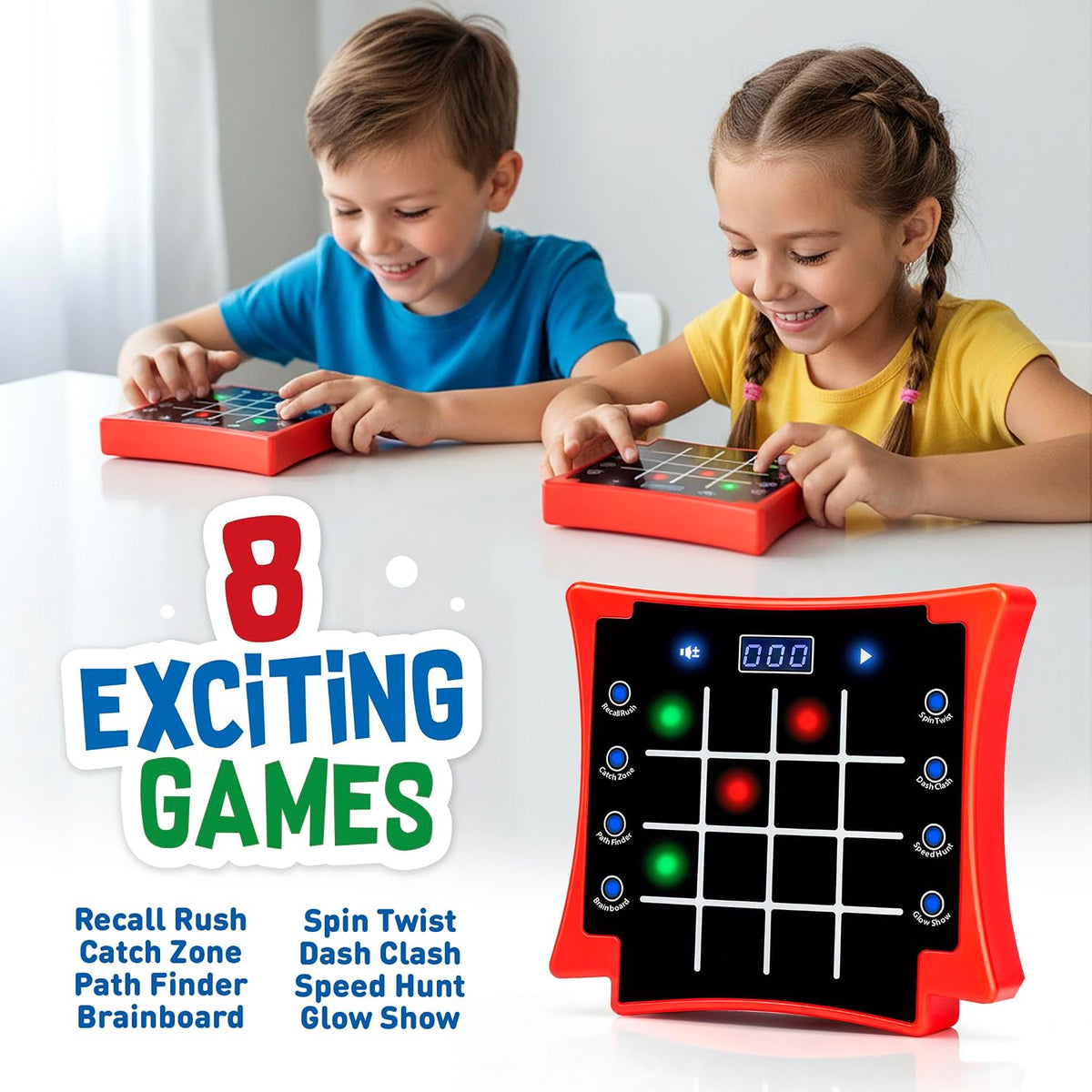 Almohadilla de actividad electrónica iluminada para niños de 6 a 12...