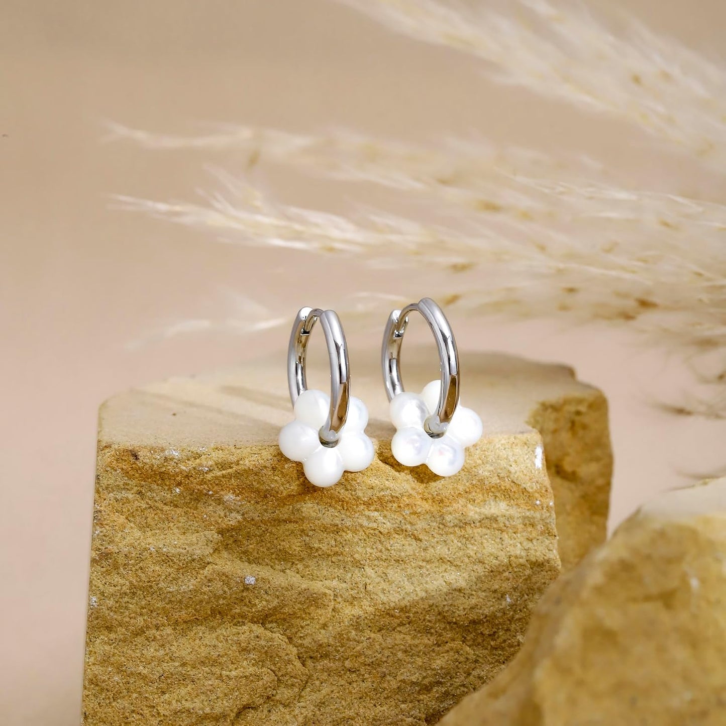 Aretes colgantes de perlas para mujer, cadena larga de enhebrador,...