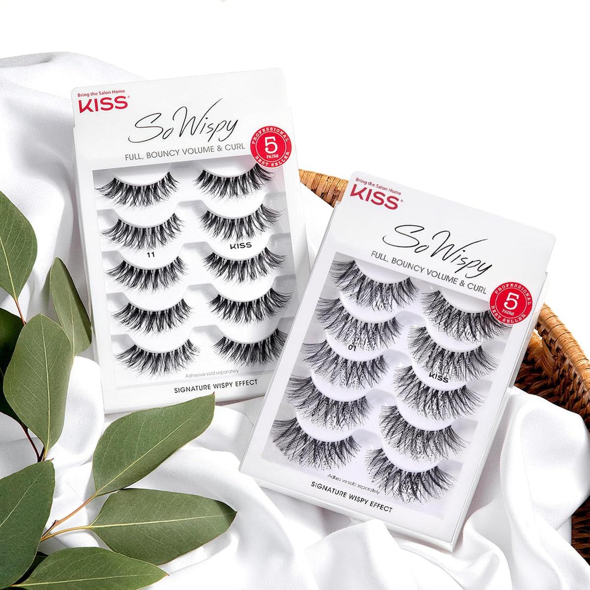 KISS So Wispy - Pestañas postizas, paquete de varias unidades, n.º...