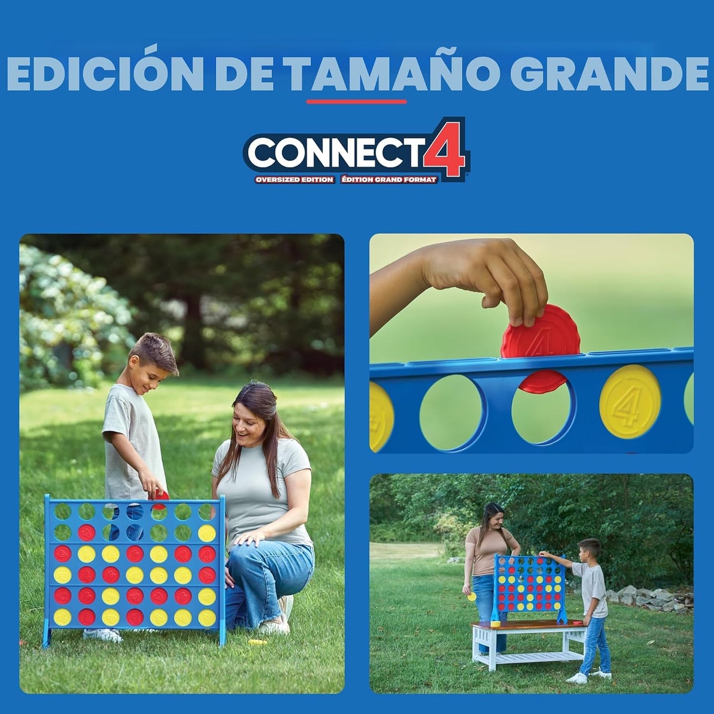 EastPoint Juego Connect 4 de gran tamaño \u2013 Edición de gran tam...