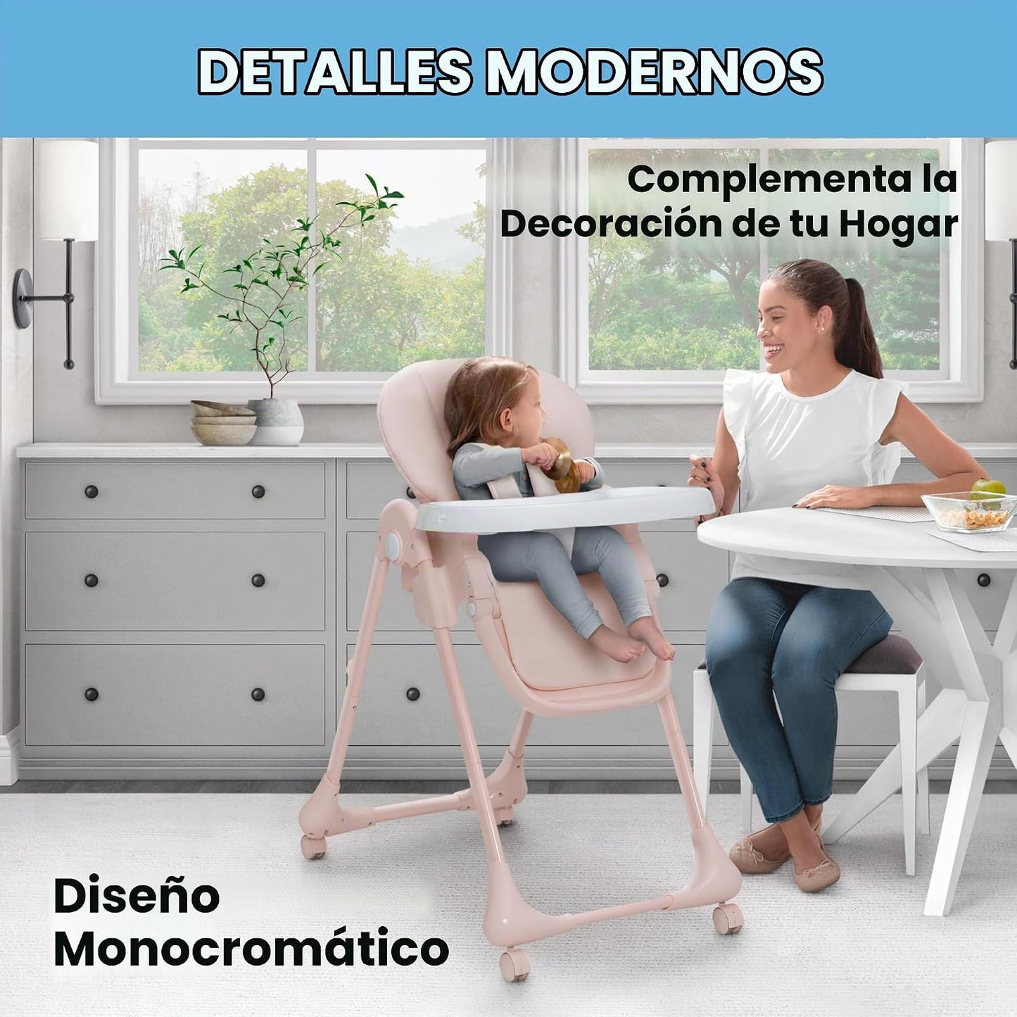 Little Folks by Delta Children - Silla alta SlimFold 2 en 1 para be...