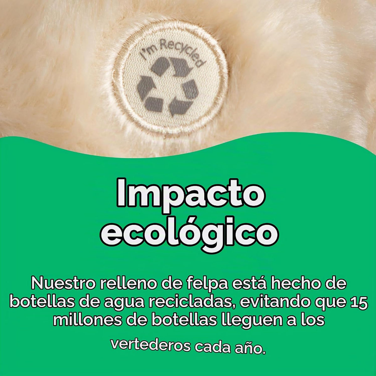 The Petting Zoo Peluche de bisonte, Babiez, regalos para niños, 6 p...