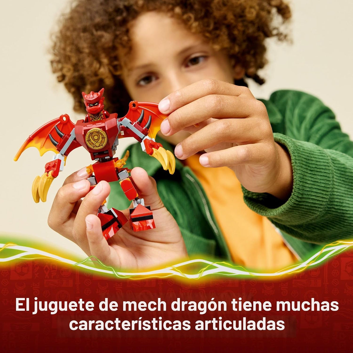 LEGO NINJAGO Paquete de Batalla de Mecha Dragón de Kai - Juego de C...