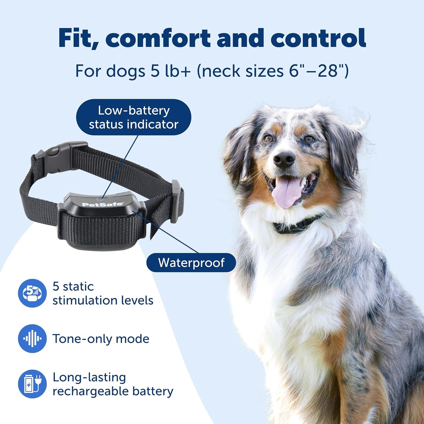 PetSafe YardMax - Cerca recargable en tierra para perros y gatos -...