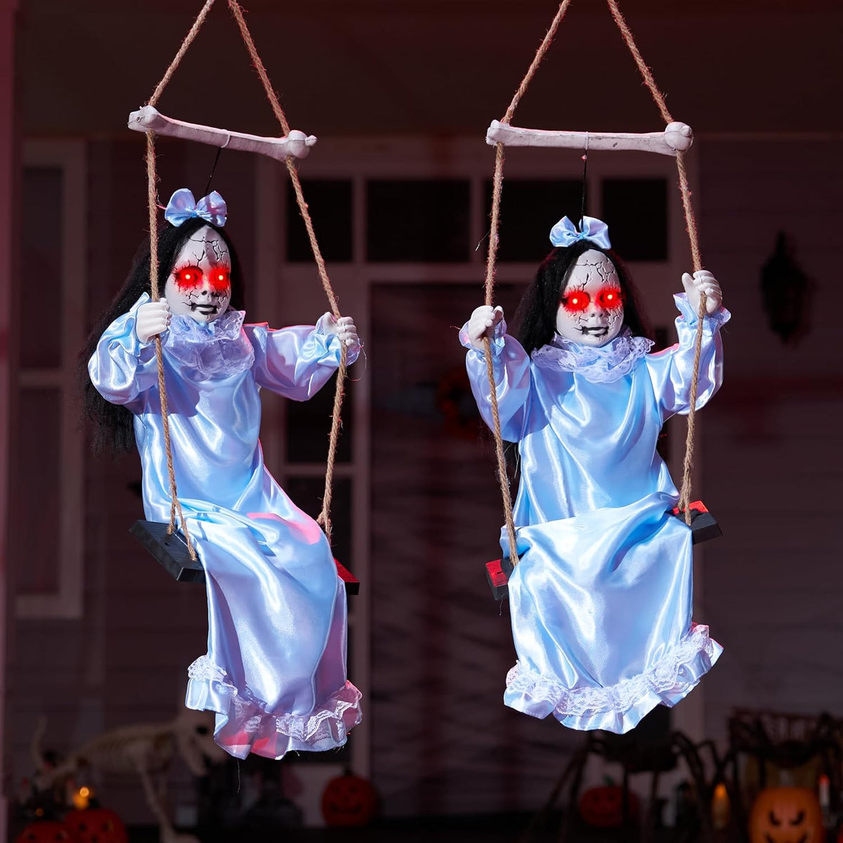JOYIN 2 piezas de fantasmas colgantes para decoración de Halloween...