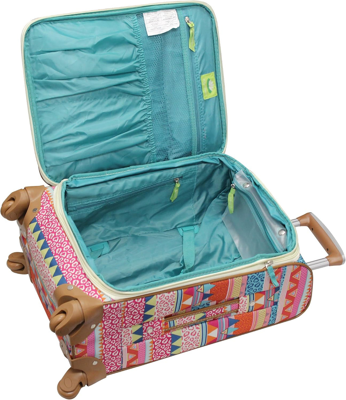 Lily Bloom - Equipaje con diseño estampado de 24 pulgadas, maleta s...