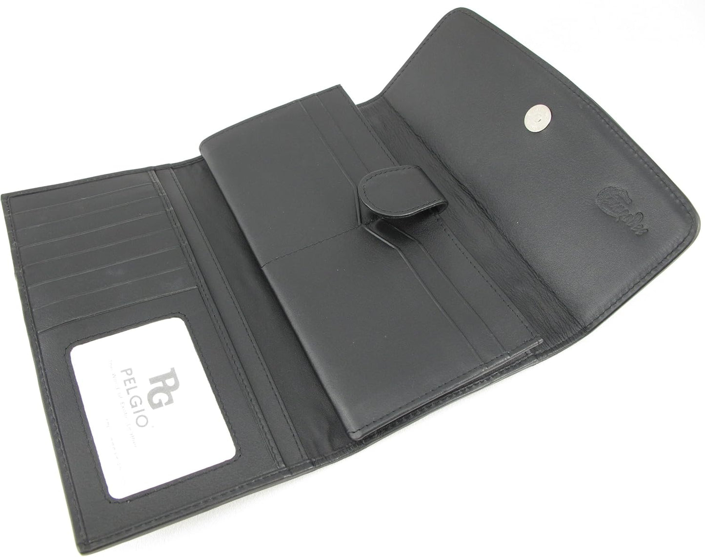 Pelgio Genuino cocodrilo Caimán piel piel mujer triple embrague car...