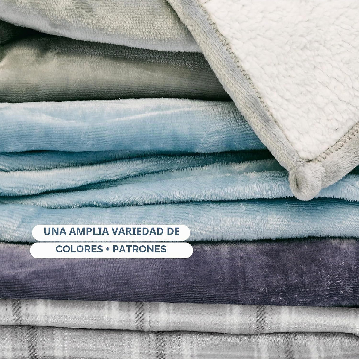 Bare Home Manta de Forro Polar Sherpa - Tamaño Full\/Queen - Manta...