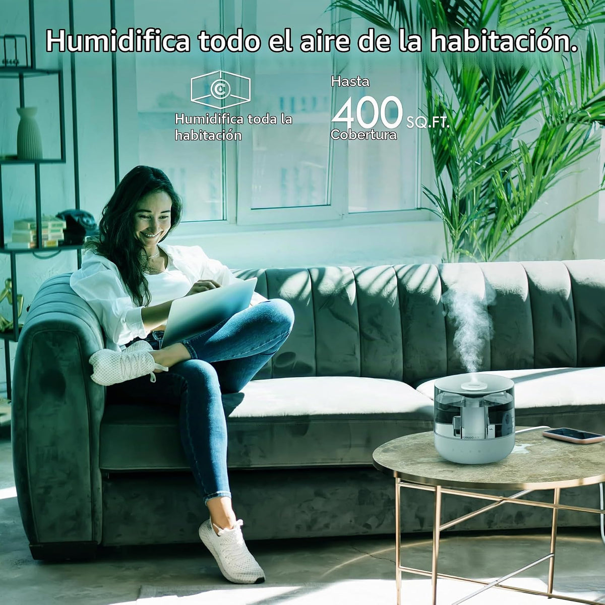 Vornado MISTIC - Humidificador ultrasónico de 4 habitaciones para t...