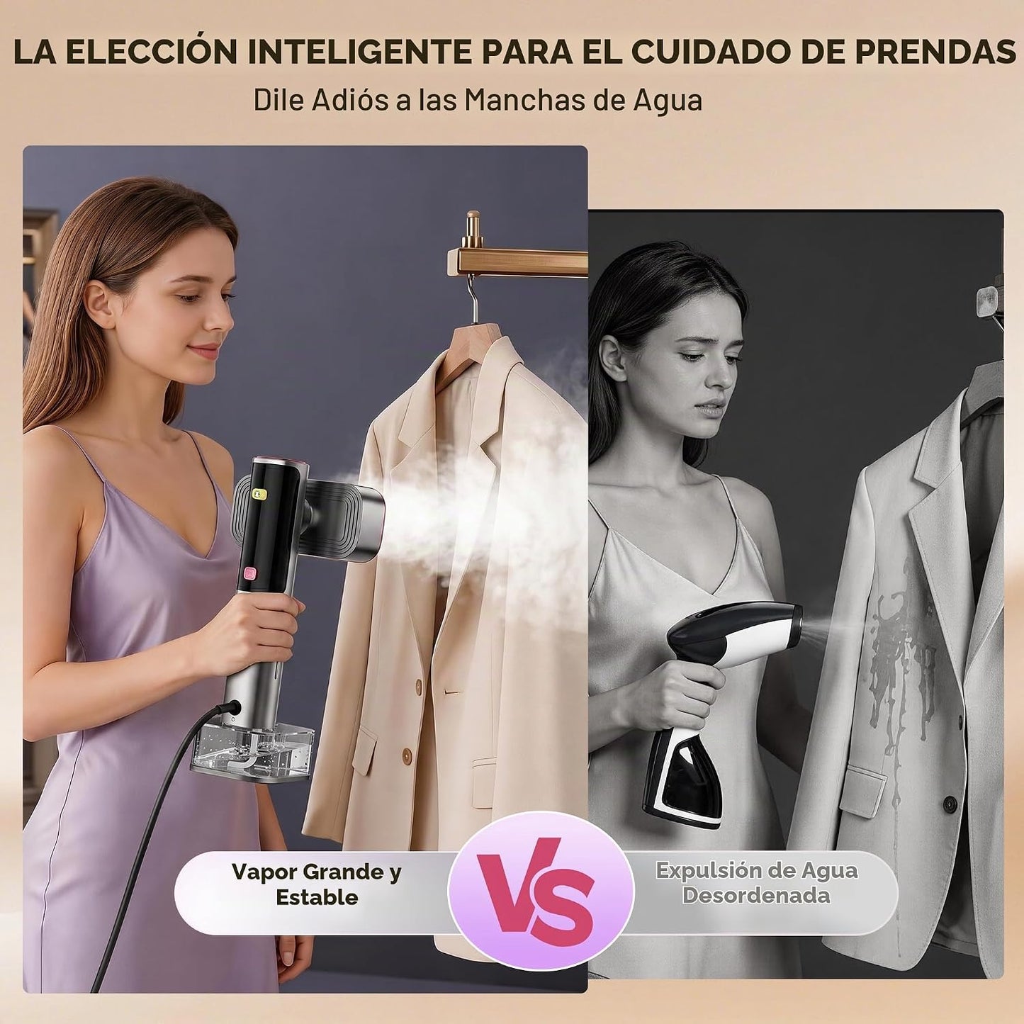 FluSing Vaporizador de Viaje para Ropa, Vaporizador y Plancha portá...