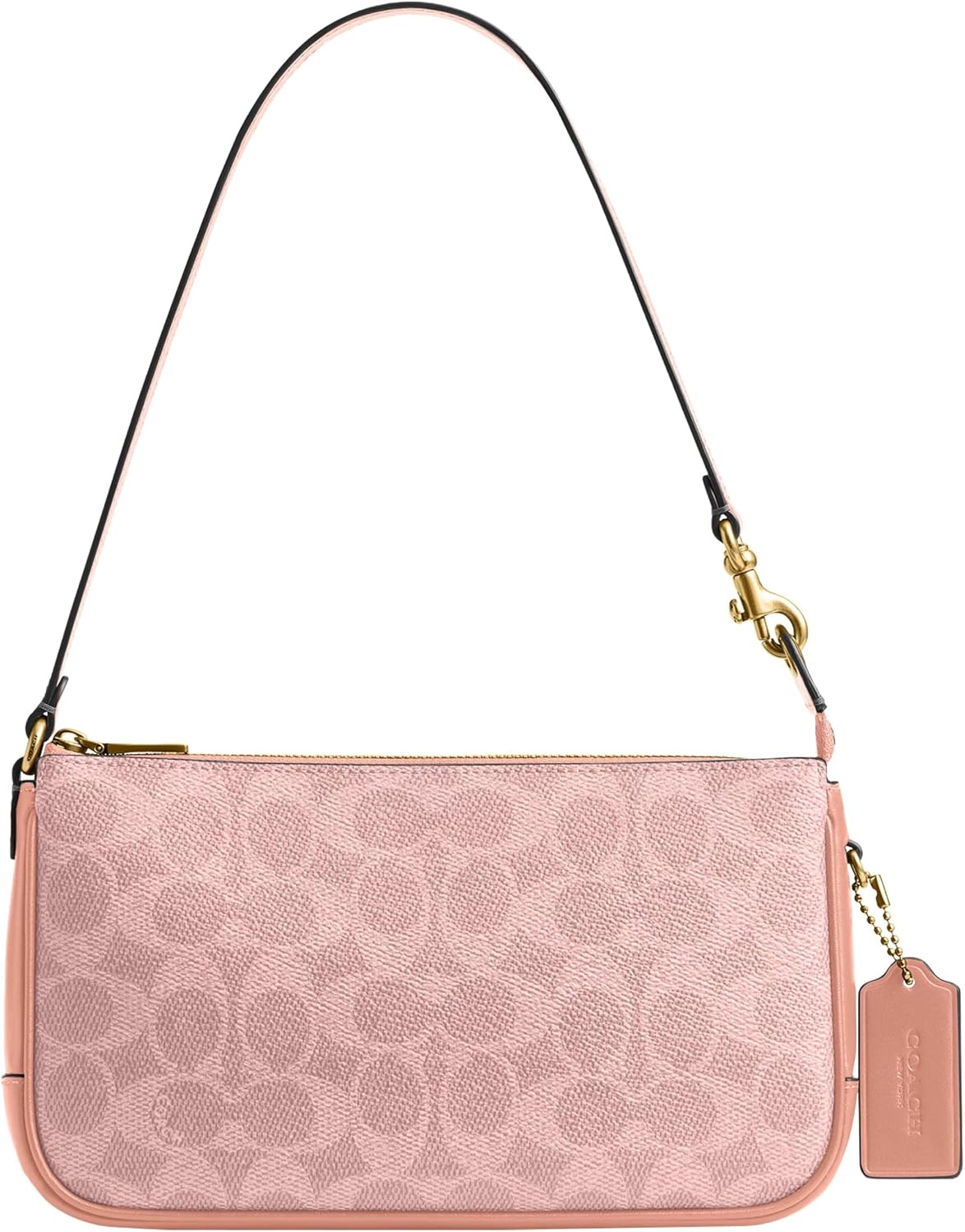 Bolso de mujer de cuero natural granulado Coach Plaza