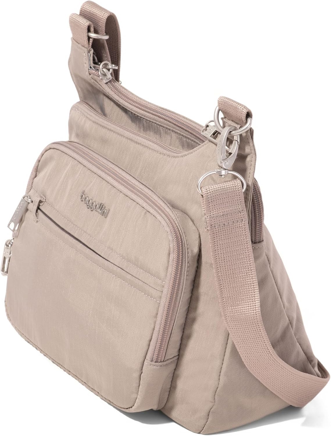 Baggallini Securtex Bandolera cruzada antirrobo 11\u201Dw X 8.5\u20...