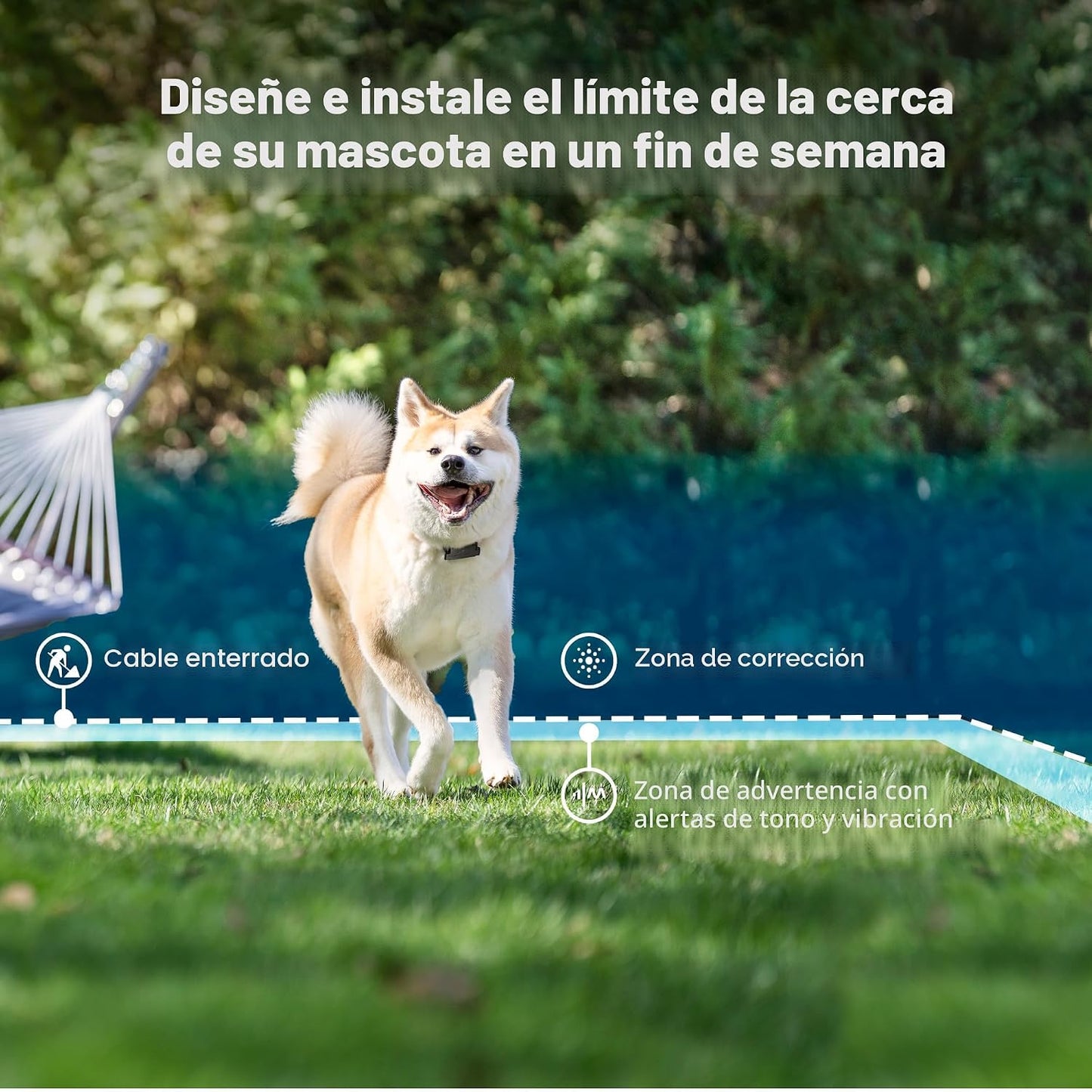 PetSafe Collar receptor de valla empotrada para perros obstinados -...