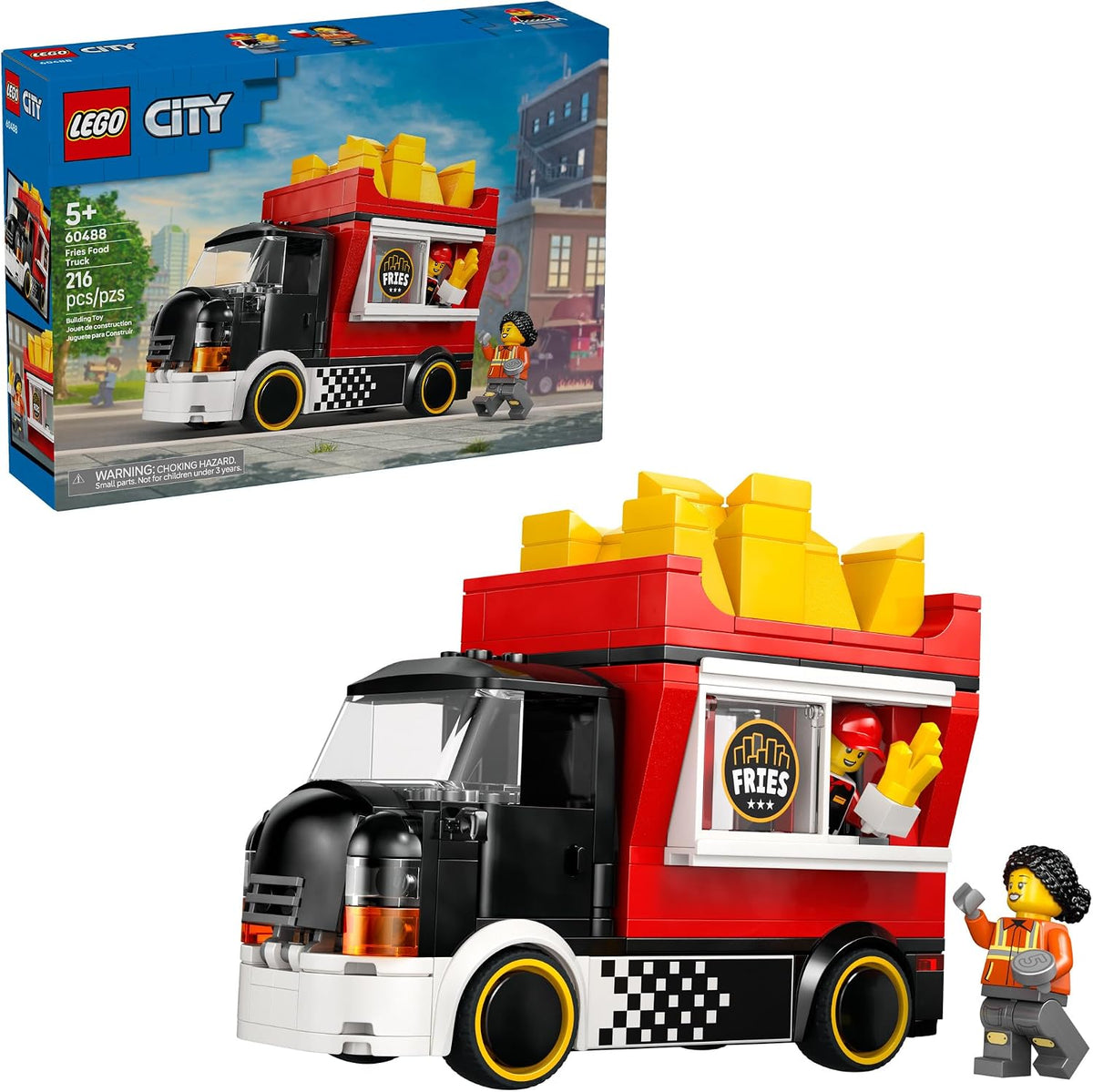 LEGO City Fries - Camión de comida para niños, juguete de juguete d...