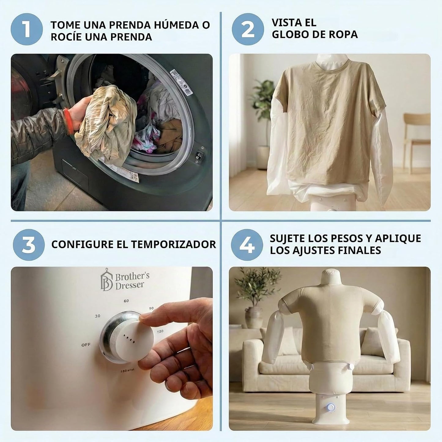 Brother's Dresser - Máquina de planchar automática para ropa |...
