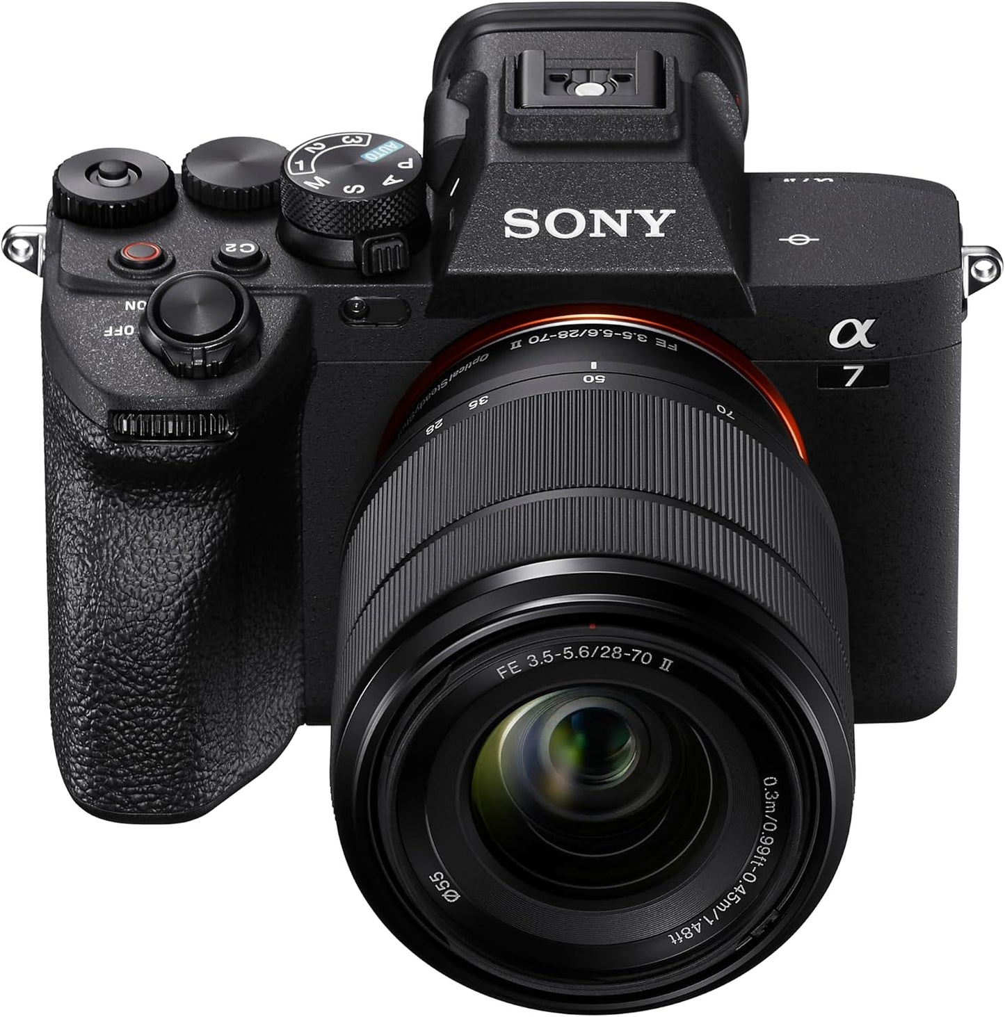 Sony Cámara sin espejo Alpha a7 IV con lente de 1.102-2.756 in, col...