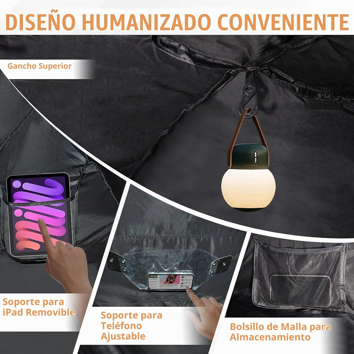 AYAMAYA Tienda de campaña para interiores, toldo de cama para niños...
