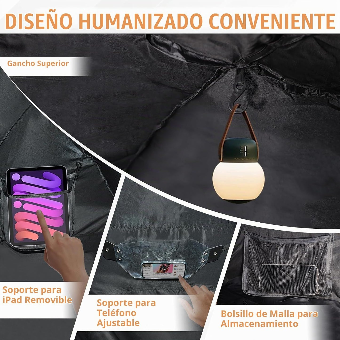 AYAMAYA Tienda de Cama, Carpas de Privacidad Interior Dosel de Cama...