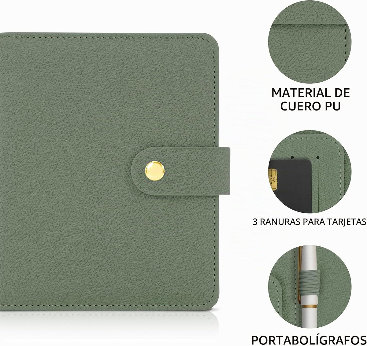 Hermoso soporte para pasaporte para viajes, bonita funda con soport...