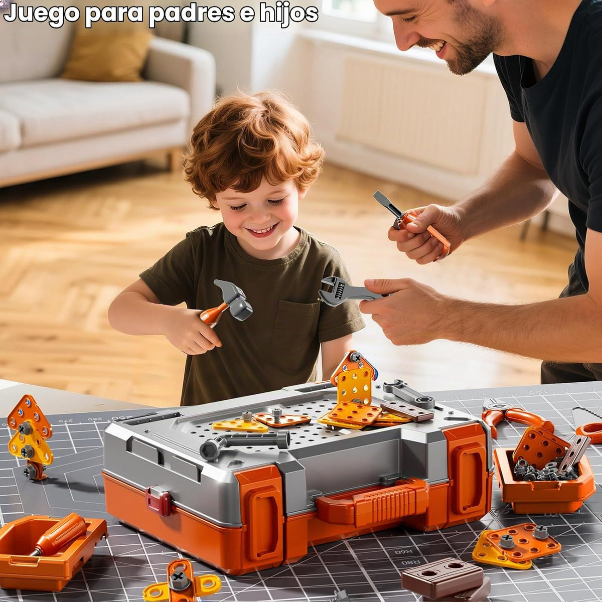 KIZONLY Conjuntos de Herramientas de Juguete para Niños de 3 4 5 6...
