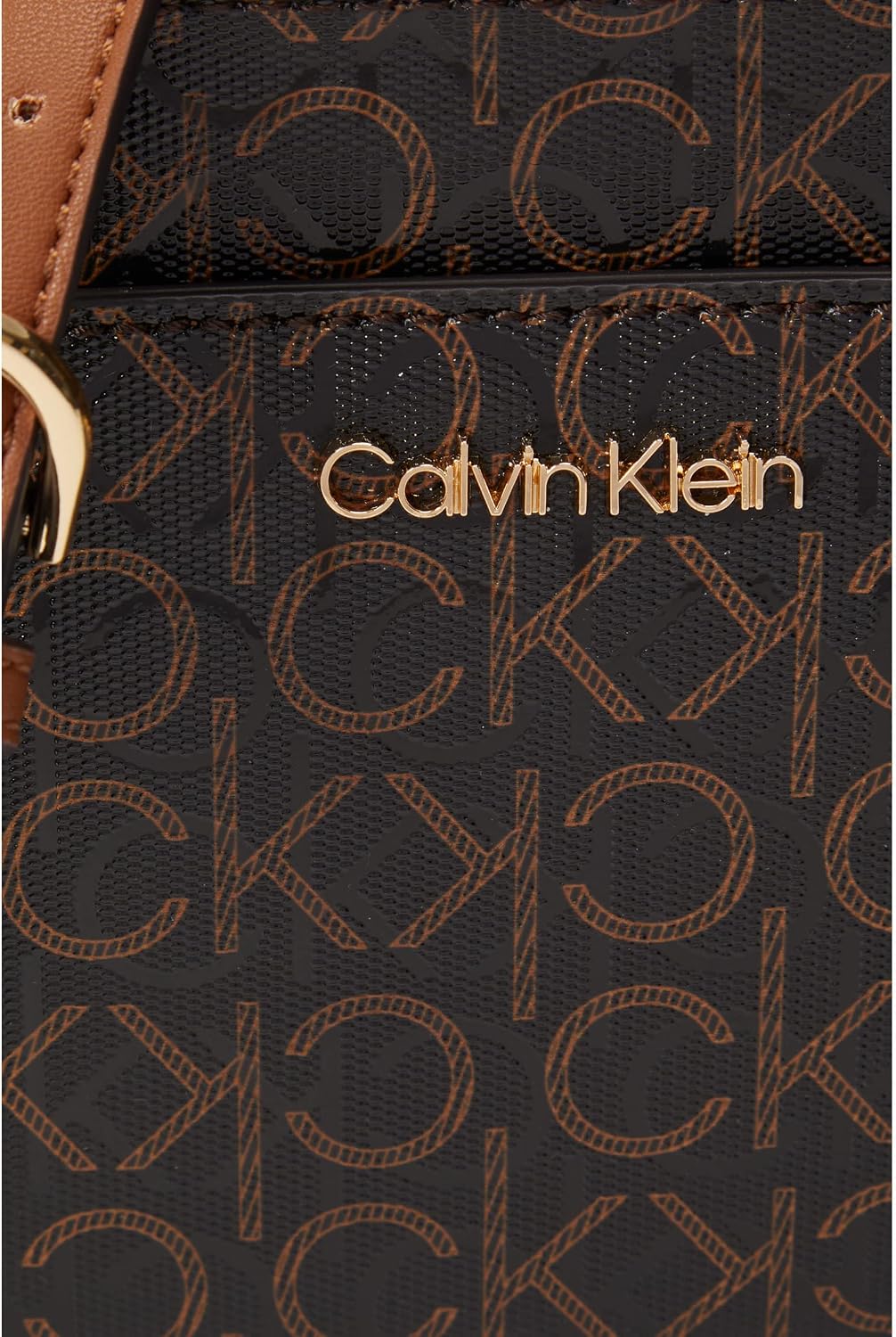 Calvin Klein Bolso de hombro Lucy con triple compartimento para muj...
