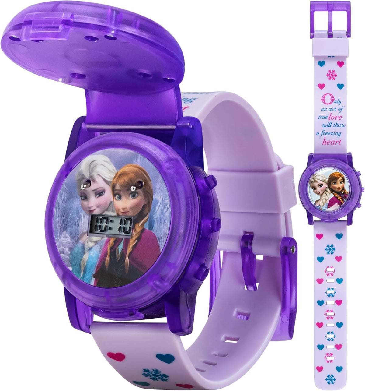 Accutime Disney Frozen Kids - Reloj musical para niños, luces inter...