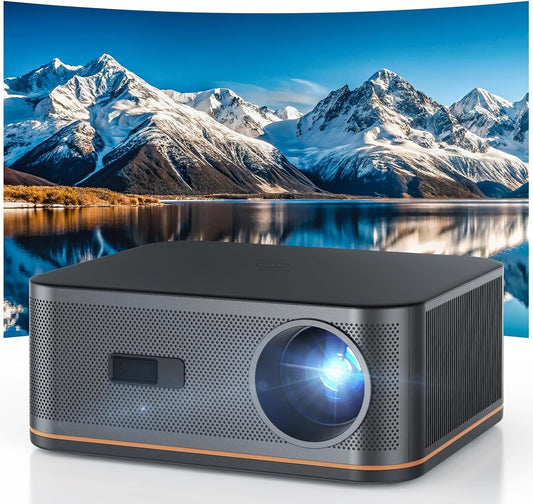 Proyector de decodificación ANSI 4K 2000 con WiFi y Bluetooth, cine...