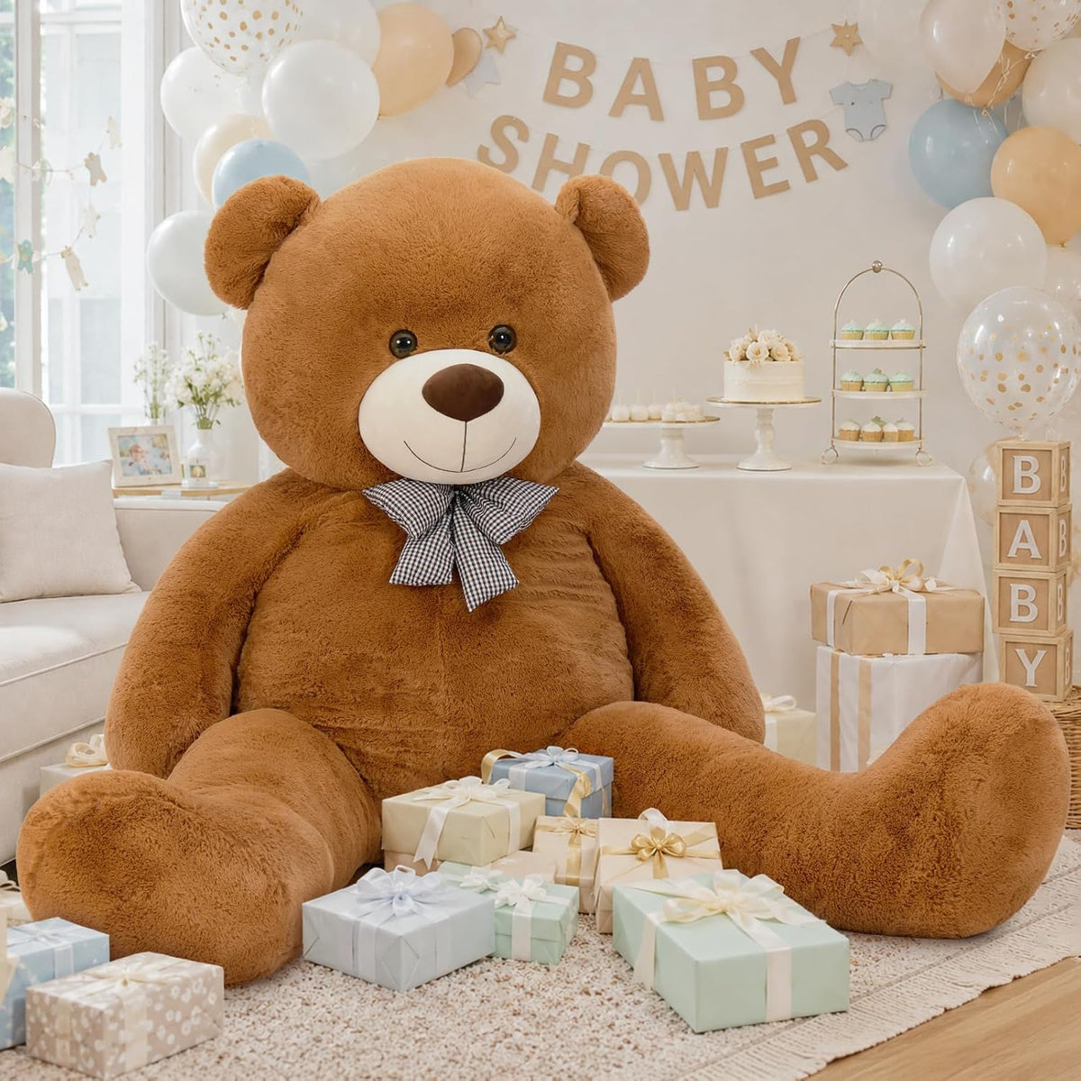 MaoGoLan Oso de peluche gigante de 7 pies, animal de peluche gigant...