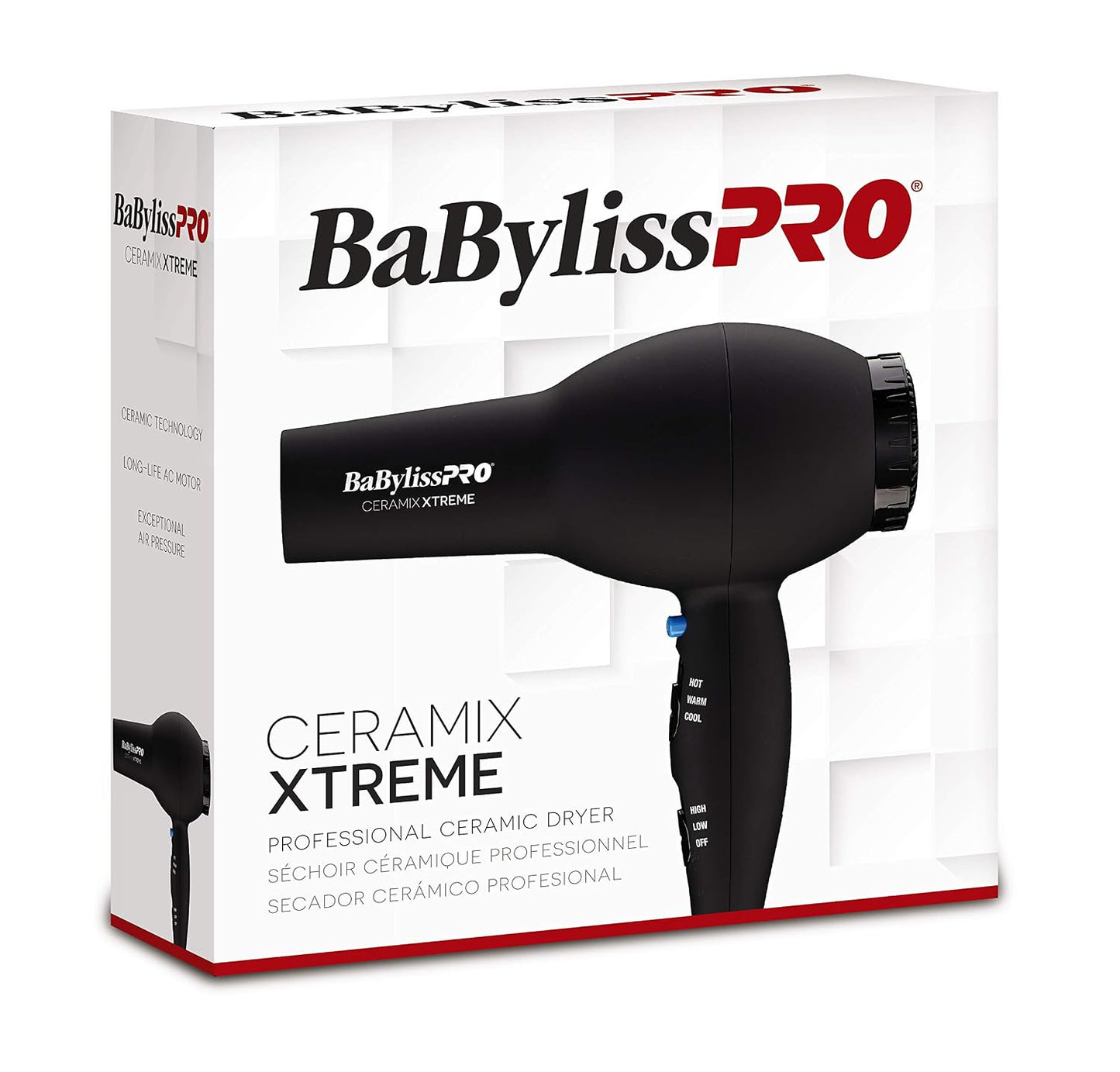 BaBylissPRO Ceramix Xtreme Secadora de Pelo