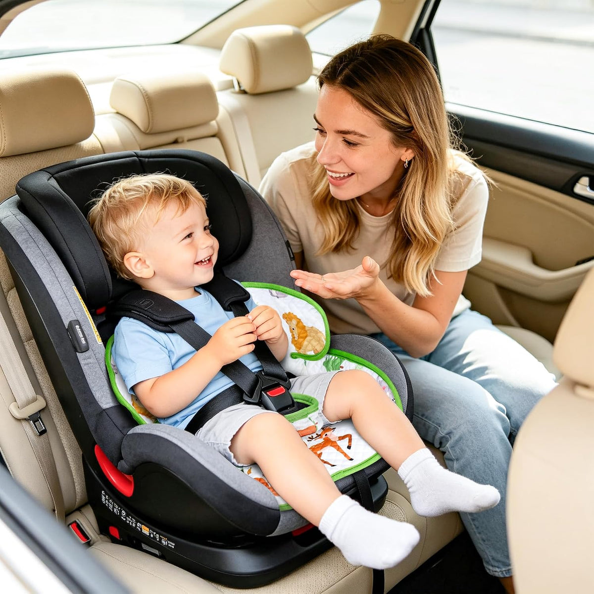 COOLBEBE Protector impermeable del asiento del coche para el entren...
