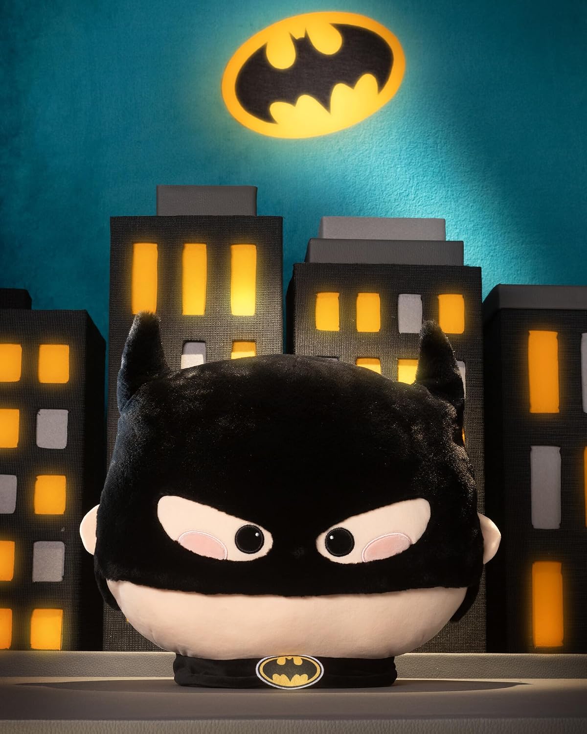 Jazwares Atamas by Russ - Peluche de Batman de 12 pulgadas, cabezas...