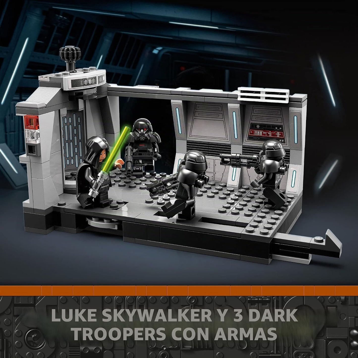 LEGO, Star Wars Dark Trooper Attack 75324 - Juego de juguetes de co...