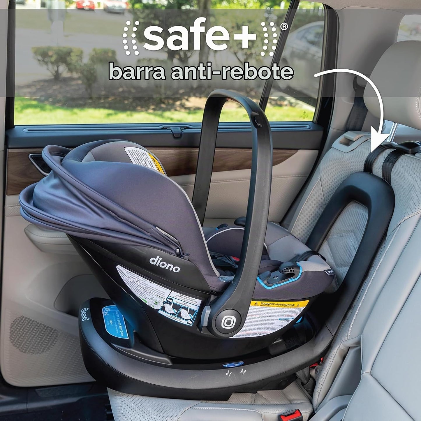 Diono LiteClik30 XT SafePlus - Asiento y base para automóvil infant...