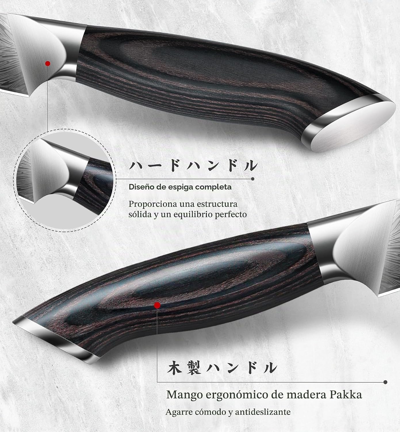 SANMEIHO Cuchillo de pelar de cocina de 4.5 pulgadas \u2013 Cuchill...
