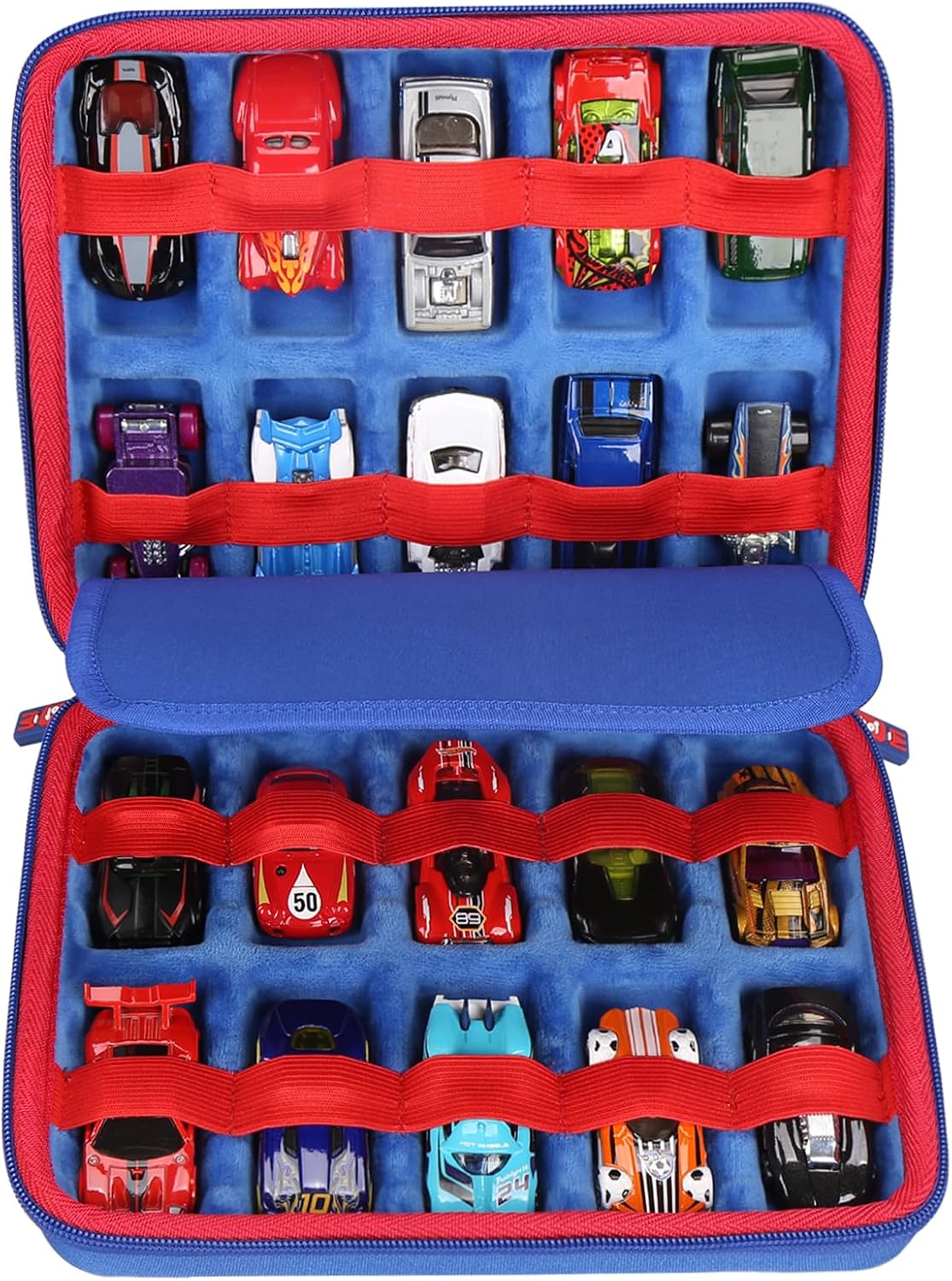 Mchoi Estuche de transporte a prueba de golpes para Hot Wheels 20 c...